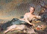 Jean Marc Nattier Henrietta of France as Flora oil painting artist